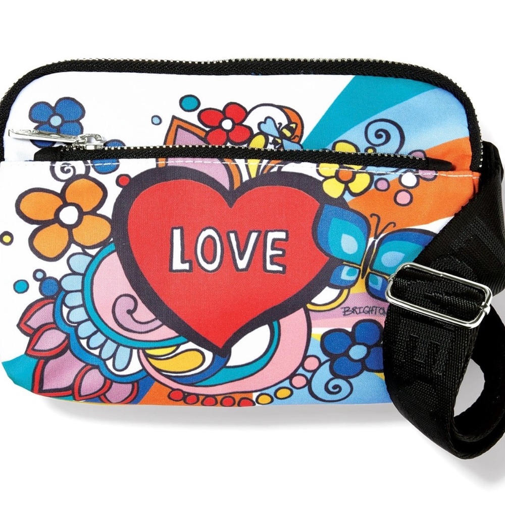 Brighton Love Heart Crossbody Belt Bag